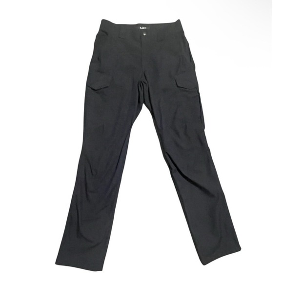 5.11 Tactical Double Knee Cargo Pants Black Mens 28x32 Style 74251 - Picture 2 of 9